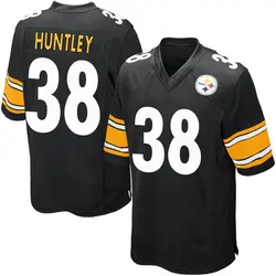 Nike Jason Huntley Pittsburgh Steelers Youth Game Black Team Color Jersey