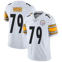 Nike Renell Wren Pittsburgh Steelers Men's Limited White Vapor Untouchable Jersey